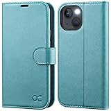 OCASE iPhone 13 Hülle Handyhülle [Premium PU Leder] [Kartenfach] [Magnetverschluss] RFID Schutzhülle Klapphülle Handytasche Lederhülle Flip Case Cover Tasche Etui Kompatibel für iPhone 13 Blauer S