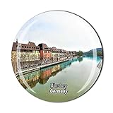 Würzburg Germany 3D-Kühlschrankmagnet, Kristall-Stil, Souvenir, Kühlschrankmagnet, Heimküche, Dekoration, Geschenkkollek