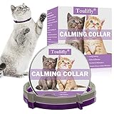 Toulifly Beruhigendes Halsband, Katzenhalsband zur Beruhigung von Angst und Aggression, Pheromonen für Katzen und Katzen, lindert Angstzustände, Konstante Beruhigung -2 Pack