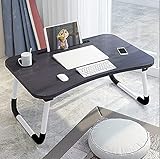 Laptoptisch Lapdesk Betttisch Laptophalterung, Notebooktisch klappbarer Lapdesk, Faltbare Betttisch für Lesen, Betttablett für den Schreibtisch oder als Frühstückstab