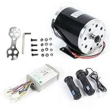 DC 36V Elektro Scooter Bürstenmotor 800W Motor Controller Steuereinheit Gasgriff Elektrischer Bürstenloser Motor Mit Regler & Geschwindigkeitsk