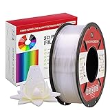 PLA 3D Drucker Filament 1.75mm 3D-Druckmaterialien für 3D Stift Druck Maßgenauigkeit +/- 0.02mm, Farbe Transparent 1kg / Sp