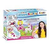 CRAZE SPLASH BEADYS Bügelperlen ohne Bügeln Beginner Bastelset Einhorn Unicorn Prinzessin Princess Kinderbeschäftigung 32480