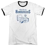White Castle Herren T-Shirt Gr. S, weiß / schw