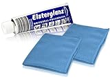 Helmecke & Hoffmann * Elsterglanz Universal-Polierpaste für Metalle XXL-Tube 150 ml + Zwei Mikrofaser-Tücher | Das Original aus D