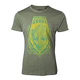 Meroncourt Herren Marvel Comics Guardians of The Galaxy Vol. 2 Men's I Am Groot, Small, Green T-Shirt, grün, S