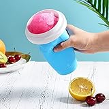 Slush Ice Maker|Slush Ice Becher, Einfach EIS Selber Machen, Slushy Maker Becher Slushy Mug Slush Maker Freeze Becher Für Wassereis In Sekunden Suit -25℃~60℃ (Blau)