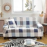 Elastischer Stretch-Dreieck-Sofabezug, Wohnzimmer L-förmiger Sofabezug rutschfest eng gewickelt NO.5 3Sitz-L-(190-230