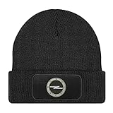 Opel Auto Bestickte Logo Beanie Strickmutze Stick 249 - SCHWARZ