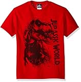 Jurassic World Jungen-T-Shirt mit Aufdruck „Da Man“ - Rot - Groß