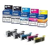 Black Point Druckerpatronen 5er Set Kompatibel zu PGI550XL CLI551XL CMYK für Canon PIXMA: iP7250, MG6350, MG6350, MG5450, MX925, MG7150, MG6450, MG5550, MG7150, iP8750, iX6850, MG6450 - mit TÜV