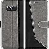 Mulbess Handyhülle Kompatibel mit Samsung Galaxy S8 Hülle Leder, Etui Flip Handytasche Schutzhülle für Samsung Galaxy S8 Case, G
