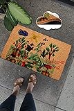 Imago Torre Fußmatte aus Kokosfaser und Gummi, 60 x 40 cm, Kokosmatte, Fußabtreter für Innen und Aussen, Schmutzfangmatte für Haustür, Hauseingang, Sauberlaufmatte, Türvorleger (Natur, 40 x 60 cm)