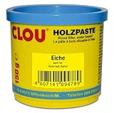 Clou Holzpaste zum Reparieren und Auskitten von Holzschäden eiche, 150 g: gebrauchsfertige Paste geeignet für den gesamten Innenb