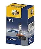 HELLA 8GH 008 358-241 Glühlampe - H11 - Heavy Duty - 24V - 70W - Sockelausführung: PGJ19-2 - Schachtel - Menge: 1