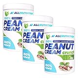 3x ALLNUTRITION Erdnussbutter Crunch | 1kg je Packung (insg. 3000g) | Peanut Butter Protein Eiweiß Aufstrich Proteinquelle | Nahrungsergänzungsmittel (3er Pack)