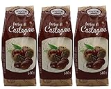 3er Pack Kastanienmehl - Edelkastanienmehl 500 Gramm 1,5 Kilo glutenfreies M