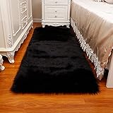 DCYGFS Weiche Faux Schaffell Pelzbereich Teppiche,Kleiner Faux Pelzteppich for Schlafzimmer Wohnzimmer Dekoration Bodenteppiche (Color : 5, Größe : 80 * 120 cm)