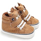 YALASUO Fuchs Kinder Baby Junge Mädchen Cartoon High-Top Canvas Sneakers Shoes Kinderschuhe Weiches Leder Krabbelschuhe Baby S