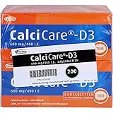 CalciCare-D3 Kautabletten, 200 St. Tab