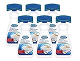 Dr. Beckmann Teppich Flecken-Bürste Teppichreiniger zur Entfernung selbst hartnäckiger Flecken und Gerüche | inkl. Bürstenapplikator, 4842, 6 x 650 ml (6er Pack)
