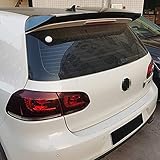 ABS Auto Heckspoiler Für VW Golf 6 MK6 GTI R R20 2008 2009 2010 2011 2012 2013, Car Rear Spoiler Dekorativer Kofferraumspoiler Modification Zubehö