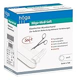 Höga Med-Soft elastischer Wundverband - 5 m x 6 cm – Wund-Pflaster, hypoallergen, atmungsaktiv, nicht wundhaftend, stark absorb