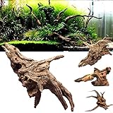 Nicoone Aquarium Landschaftsbau Dekoration Treibholz Aquarium Ornament Totholz Baumwurzel Dek