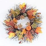 OUMIFA Kränze Erntedankfest Handgemachte amerikanische Weizenohren Garland Anhänger Startseite Thanksgiving-Layout-Dekorationen Handg