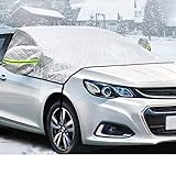 Kompatibel mit Opel Meriva Vivaro Zafira Corsa VXR Frontscheibenabdeckung, Auto Windschutzscheibe Abdeckung mit Reflektierenden Spiegelabdeckung, Autoabdeckung für W