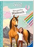 Dreamworks Spirit Wild und Frei: Mein großes Malbuch: Mit farbigen S