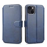 Keallce Lederhülle Kompatibel für iPhone 13 Klapphüllen, Handy Hülle PU Leder Brieftasche Handytasche Cover für iPhone 13 Ledertasche - 6.1', B