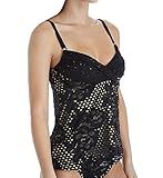 Swim Systems Damen Crossroads Top Swimsuit with Underwire Tankini-Oberteil, Honigfarbene Spitze, 80D