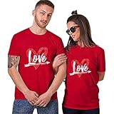 Tshirt Damen Valentinstag Kurzarm Farbblock Oberteile Tasche Rundhals Casual Locker V-Ausschnitt Tunika Shirt Basic Tshirts Damen Top