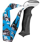 LEKI Aergon Griff, Weiss-schwarz-Strap blau, 16