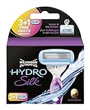 Wilkinson Sword Hydro Silk Rasierklingen für Damen Rasierer, 3 + 1 Kling