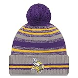 New Era NFL Gray Sideline Wintermütze - Minnesota Viking