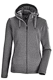 Killtec Damen Strickfleecejacke mit Kapuze - KOW 135 WMN JCKT, grau, 50, 37406-000