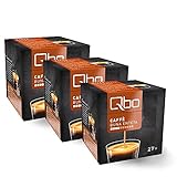 Tchibo Qbo Vorratsbox, Caffè Buna Enteta Kaffeekapseln, 81 Stück – 3 x 27 Kapseln (Kaffee, mild, dunkle Beere und Zitrus) nachhaltig &