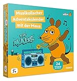 FRANZIS 67270 - Maus Musikalischer Adventskalender, 24 Boxen für die Adventszeit rund um das Thema Musik, empfohlen ab 7 J