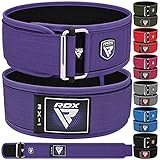 RDX 4” Gewichthebergürtel, Auto-Lock Trainingsgürtel, Powerlifting Krafttraining Bodybuilding Fitness Gürtel, Gepolstert Gewichtheben Gym Weight Lifting Belt, Männer Damen Kreuzheben Work