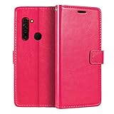 AGM X5 Wallet Case, Premium PU Leder Magnetic Flip Case Cover mit Kartenhalter und Kickstand für AGM X5