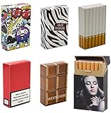 12 x Zigarettenetui für Gr. L Zigarettenschachtel Überzieher Hülle Etui Pappschuber - günstig und hübsch zugleich!