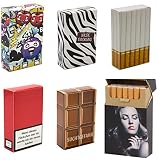 12 x Zigarettenetui für Gr. L Zigarettenschachtel Überzieher Hülle Etui Pappschuber - günstig und hübsch zugleich!