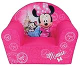 Fun House Disney miinie Paris Sessel für Kinder, Bezug Polyester/Schaumstoff Polyether, 52 x 33 x 42 