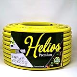 Gartenschlauch gelb 1' Helios Premium 10 Jahre Garantie 4 lagig Wasserschlauch Bewässerungsschlauch (20m)