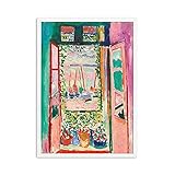 Henri Matisse Retro Poster und Drucke, abstrakte Landschaftswandkunst Retro-Bilddekoration, rahmenloses Leinwandbild A2 30x45