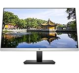 HP 24mq Monitor - 23,8 Zoll Bildschirm, QHD IPS Display, 60Hz, HDMI, VGA, 5ms Reaktionszeit, höhenverstellbar, drehbar, neigbar, silber/schw