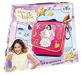 Totum 702004 - Disney Violetta Bastel Set, Umhängetasche zum selbst Gestalten und Verzieren fü