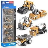 Vanplay Mini Auto Spielzeug Baufahrzeuge Kinder Bagger Metall Modell LKW Set für Kinder 3 4 5 Jahre zufällige Lieferung 5p